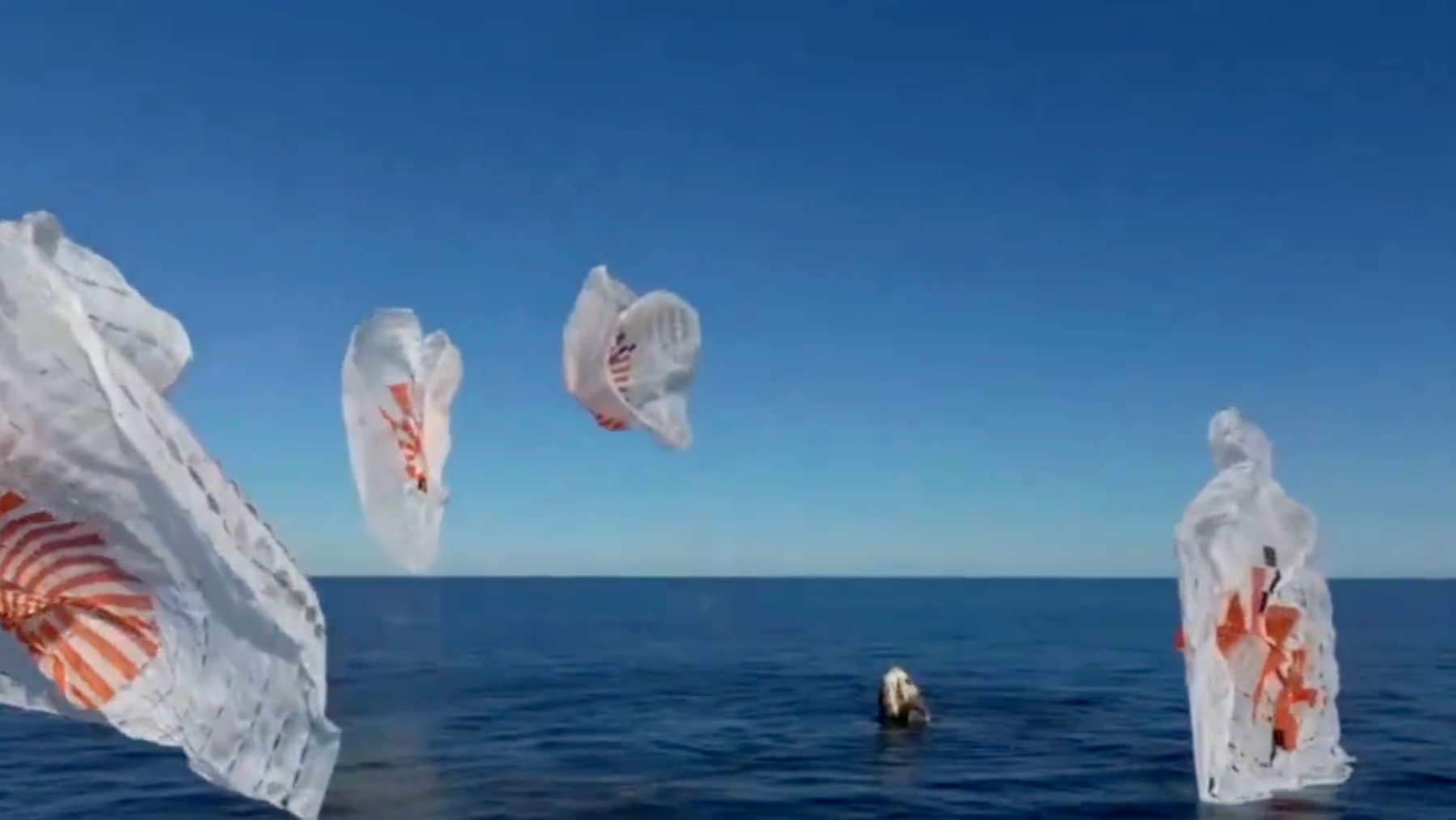 Llegada a la Tierra. (Foto: NASA)