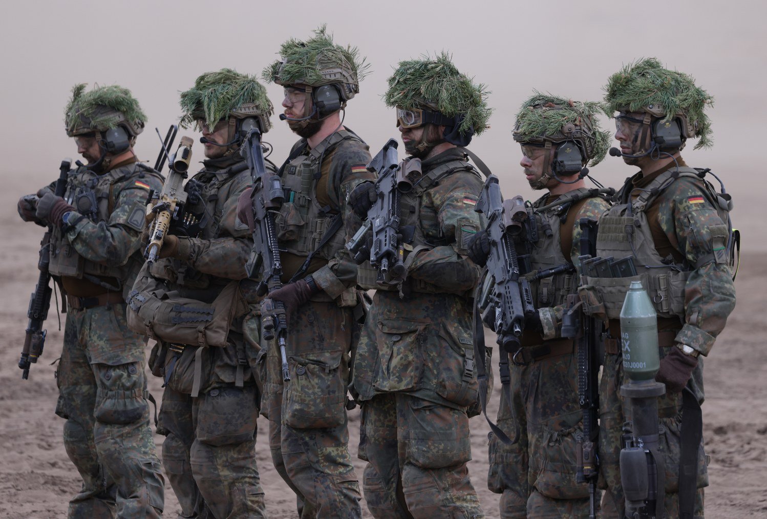 Las Fuerzas Armadas de Alemania. Photo by Sean Gallup/Getty Images