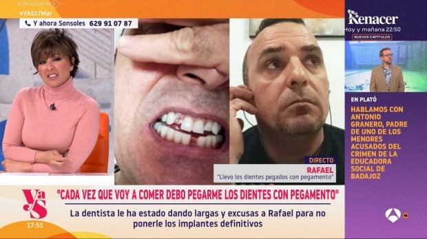 Sonsoles Ónega habla con Rafael en Y ahora Sonsoles. (Atresmedia)