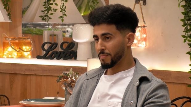 Ahmed en First Dates. (Mediaset)