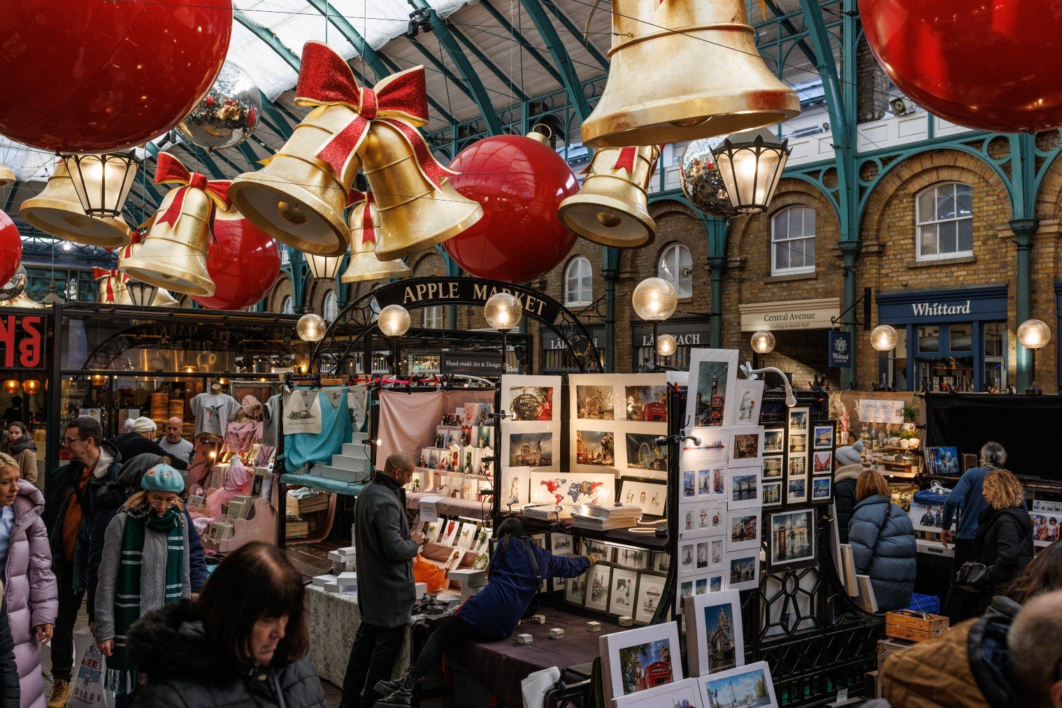 El mercado en el distrito de Covent Garden, en Londres.  Dan Kitwood/Getty Images