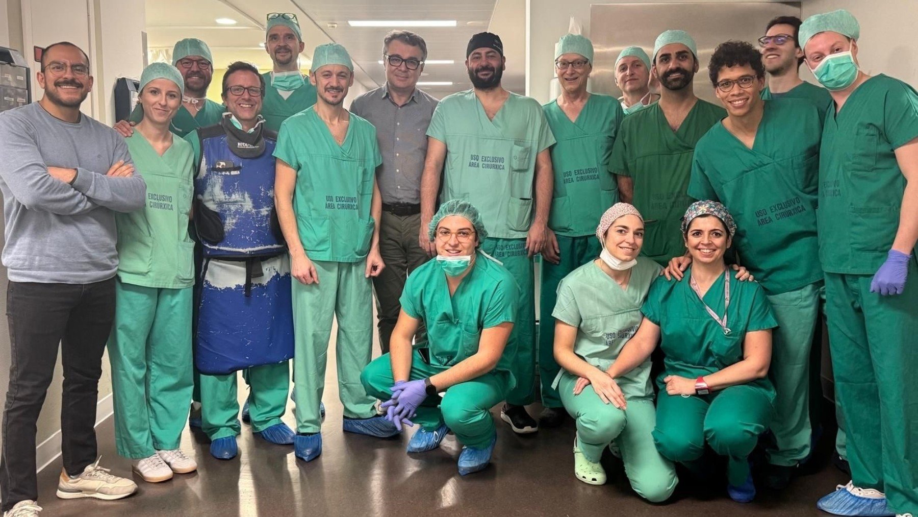 Equipo de cardiología del Álvaro Cunqueiro.