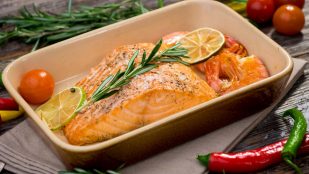 salmón al horno