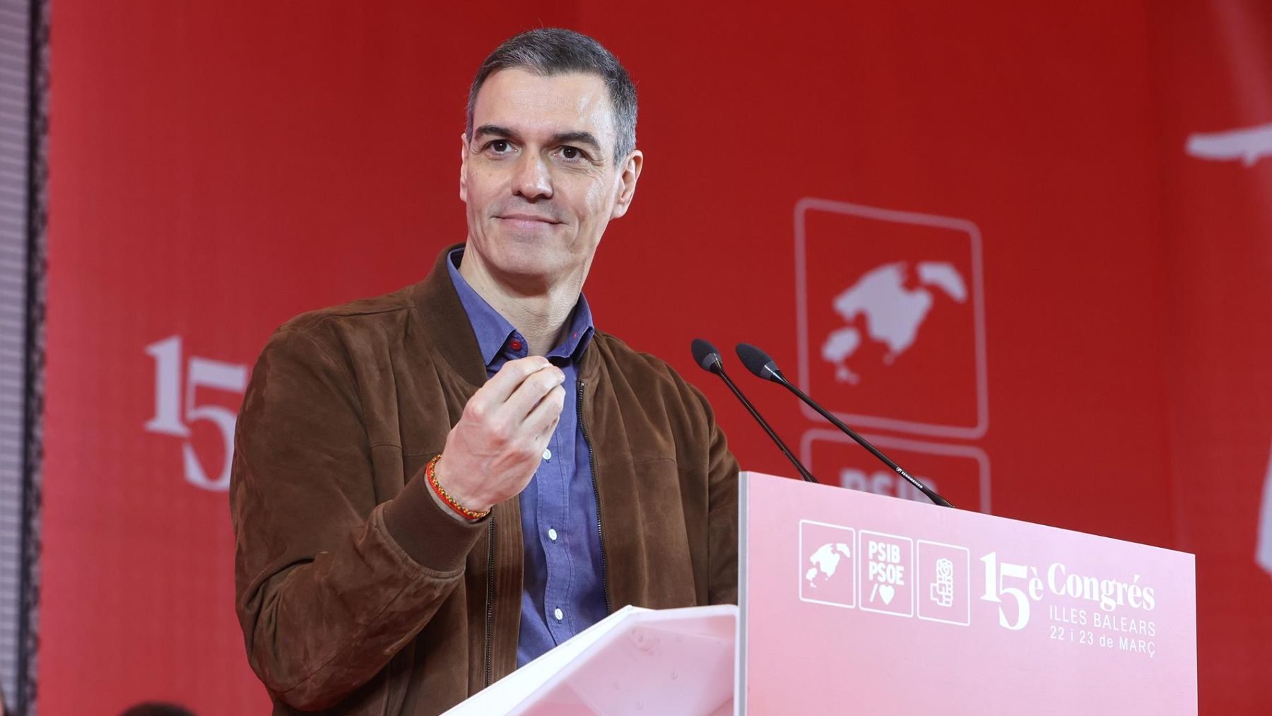 El presidente del Gobierno, Pedro Sánchez, en Palma.