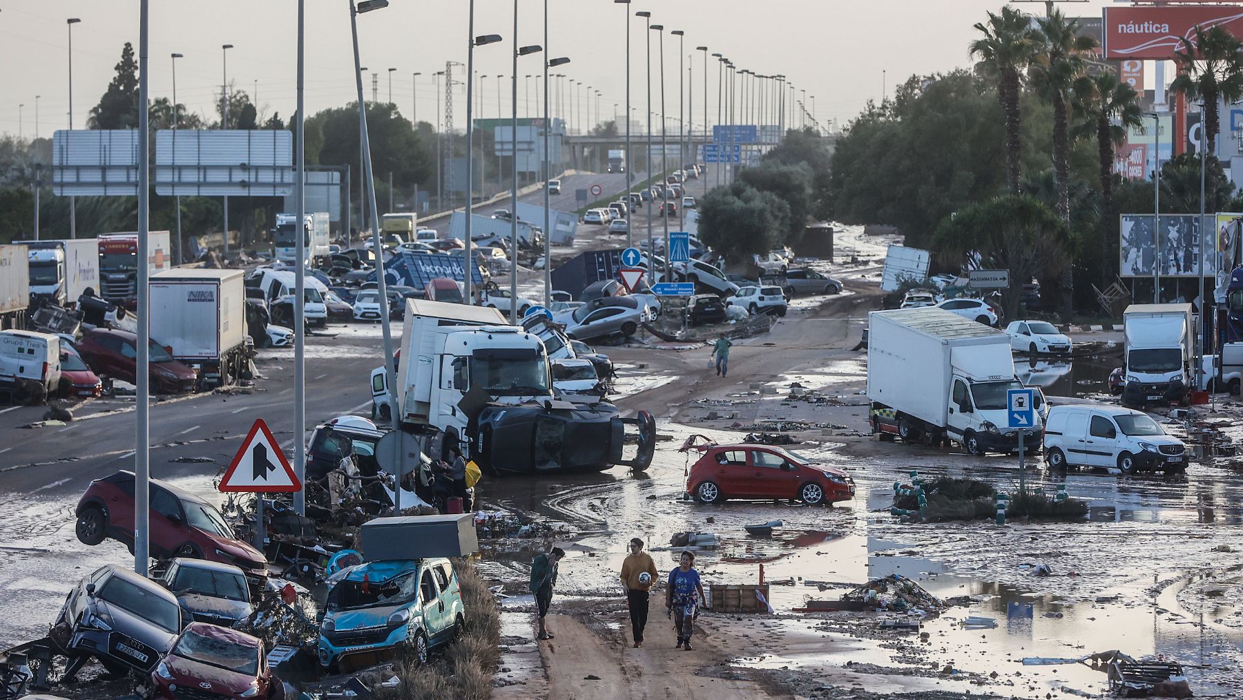 Imagen de los efectos de la DANA en Alfafar, Valencia. (Ep)