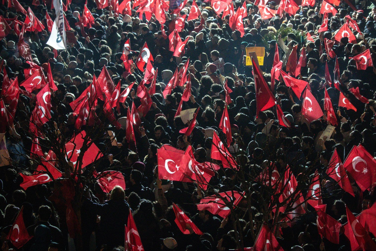 Las manifestaciones tras la detención del principal rival político de Erdogan, en Estambul (Turquía). Chris McGrath/Getty Images