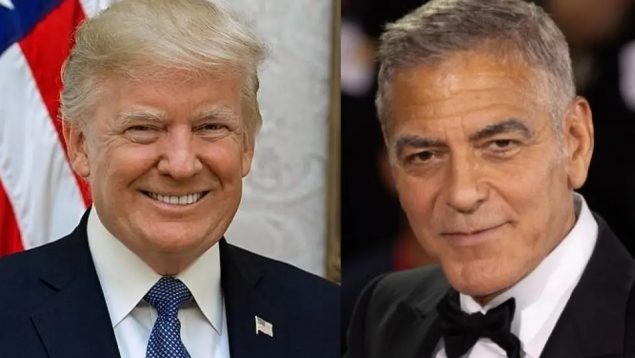 Donald Trump y George Clooney.