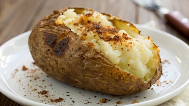 Patata asada, patata, trucos, cocina