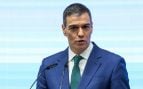 Pedro Sánchez durante un acto en el que defiende la prórroga de los Presupuestos pese al crecimiento del PIB