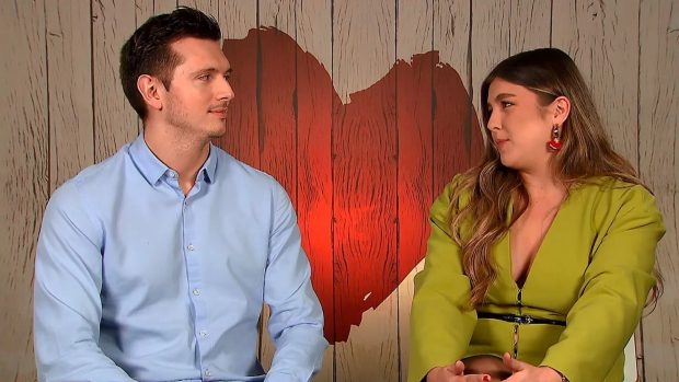 Daniel y Carla, participantes de 'First Dates'. (Mediaset)