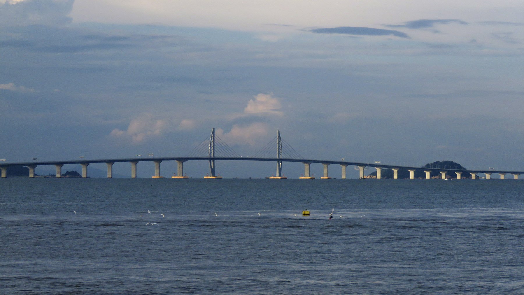 Puente Hong Kong-Zhuhai-Macao. Foto: N509FZ en Wikimedia Commons.