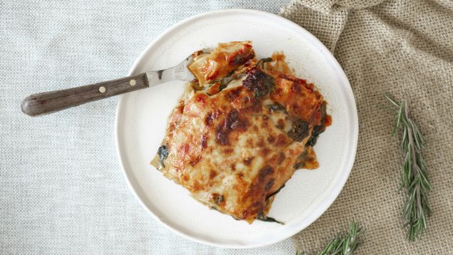 Lasaña perfecta, Plato, Italiano