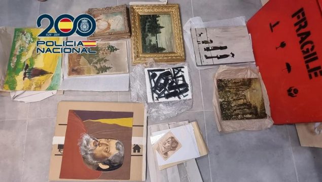 Hallan en Málaga cuadros de Picasso y obras de arte falsificadas simulando la colección de Pablo Escobar