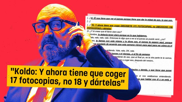 La UCO cazó a Koldo hablando en clave de dinero negro por teléfono: «Debe coger 17 fotocopias, no 18»