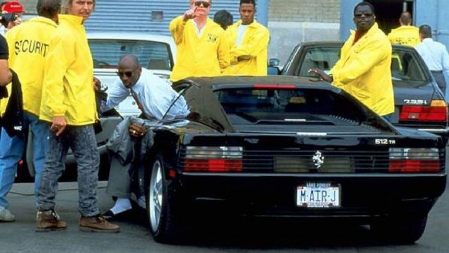 michael jordan, ferrari