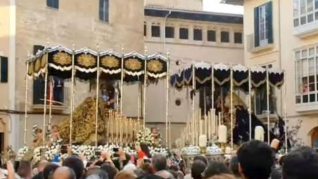tráfico procesiones semana santa palma