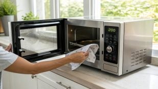 Microondas, cocina, trucos, limpieza