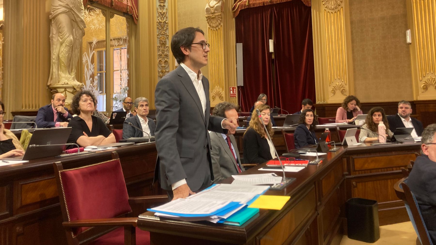 Iago Negueruela (PSIB), en el último Pleno