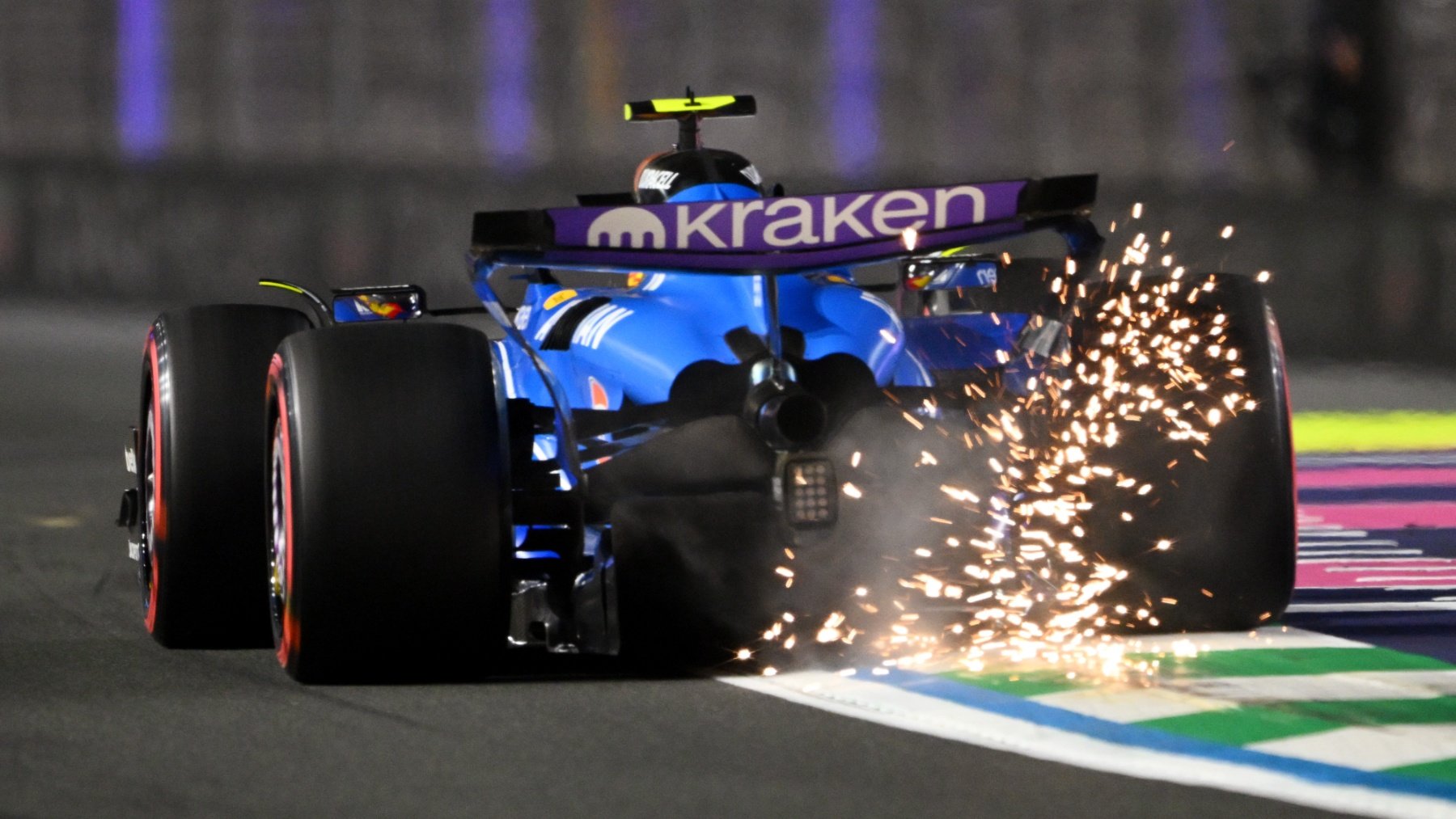 Sainz rueda con el Williams en Yeda. (Getty)