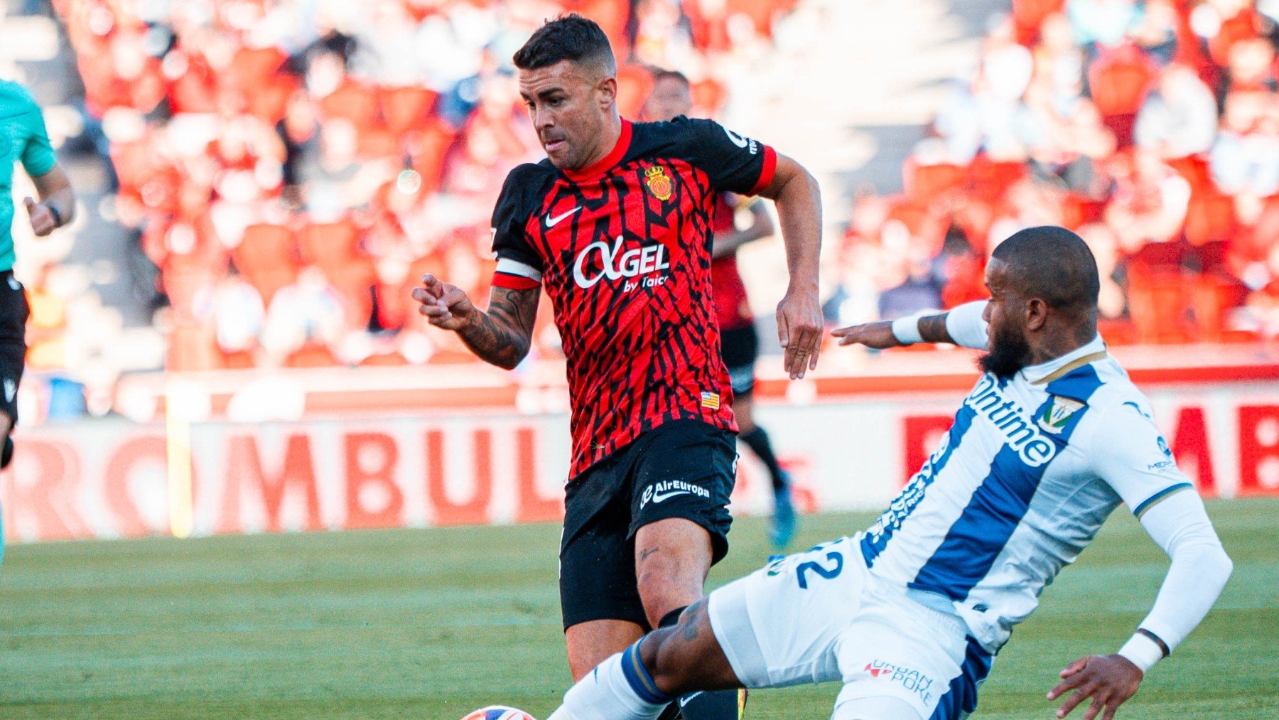 Dani Rodríguez, durante el partido del sábado.
