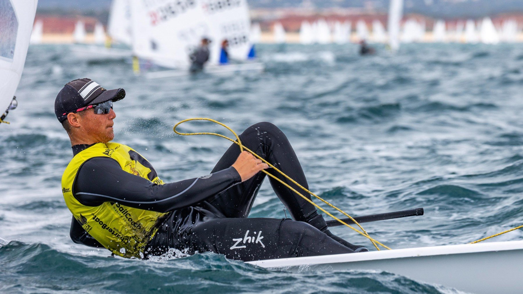 Tim Lubat, campeón de Europa juvenil de ILCA 6 de 2025.