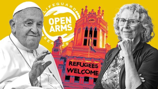 Papa Francisco, Manuela Carmena.