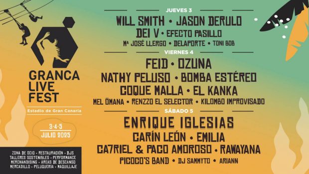 Cartel del ‘Granca Live Fest 2025’. (Instagram)