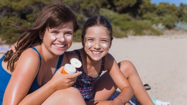 fotoprotectores solares niños