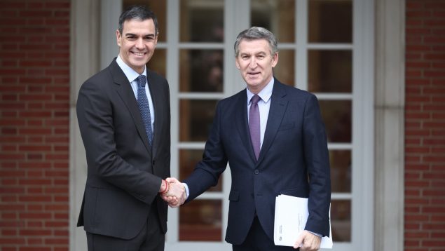 Feijóo Papa, Feijóo Pedro Sánchez