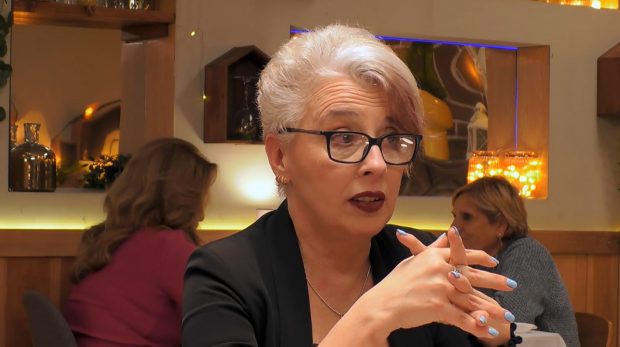 Rosa en First Dates. (Mediaset)