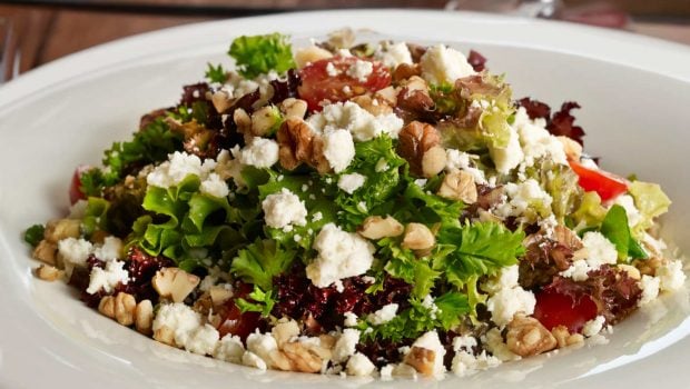 Ensalada con queso de cabra