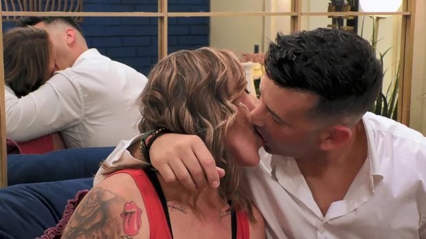 Lorena y Jaime en el reservado de First Dates. (Mediaset)