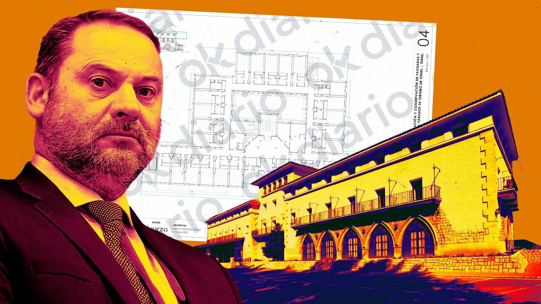 El Gobierno de Sánchez destina 363.000 € a reformar el Parador de la juerga de Ábalos en Teruel