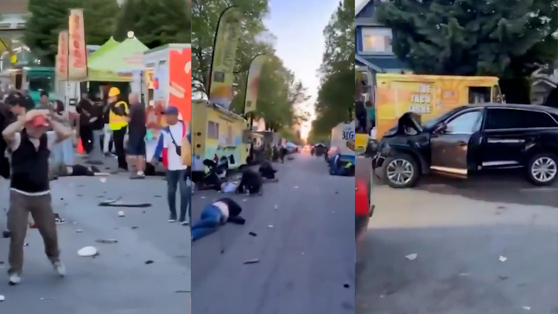 Atropello masivo en Vancouver.
