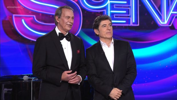 Bertín Osborne y Manel Fuentes en Tu cara me suena (Atresmedia).