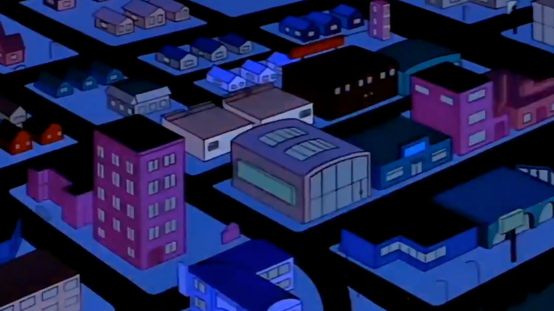 Imagen del capítulo del apagón de Los Simpson.
