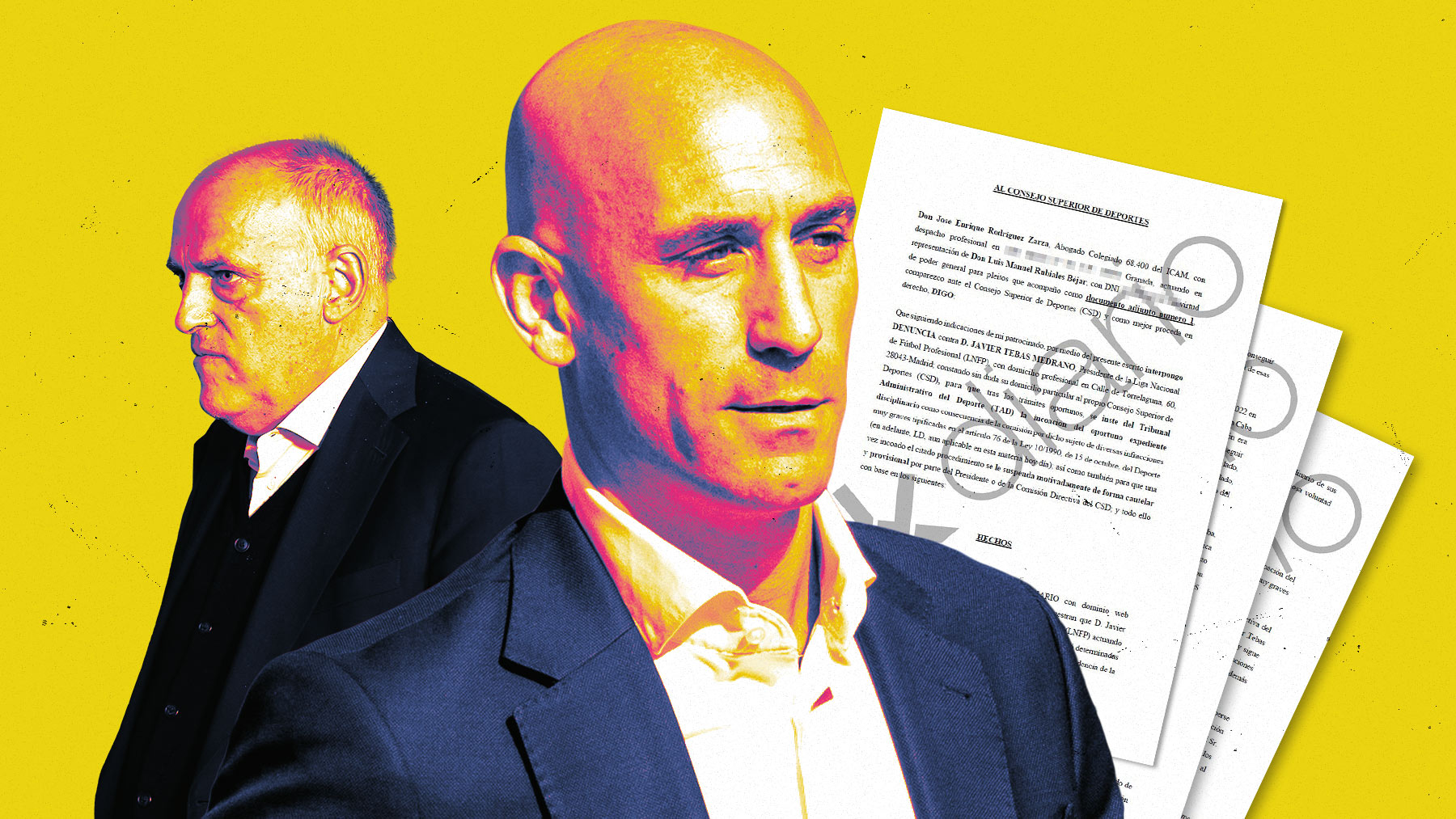 Rubiales denuncia a Tebas ante el TAD y pide su suspensión por «infracciones muy graves»