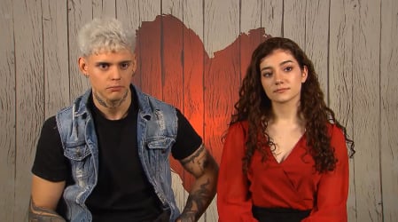 Luciano y Sofía en la decisión final de 'First Dates'. (Mediaset)