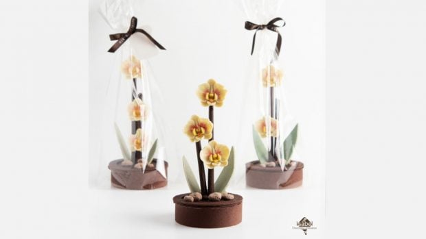 Flores de chocolate, propuesta de regalo para el Día de la Madre. 