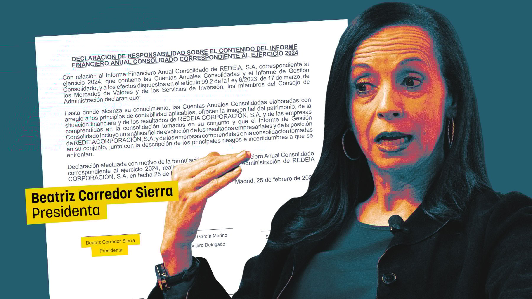 Corredor dio el OK al informe que alertaba de un apagón el mismo día que aprobó su sueldo de 546.000 €