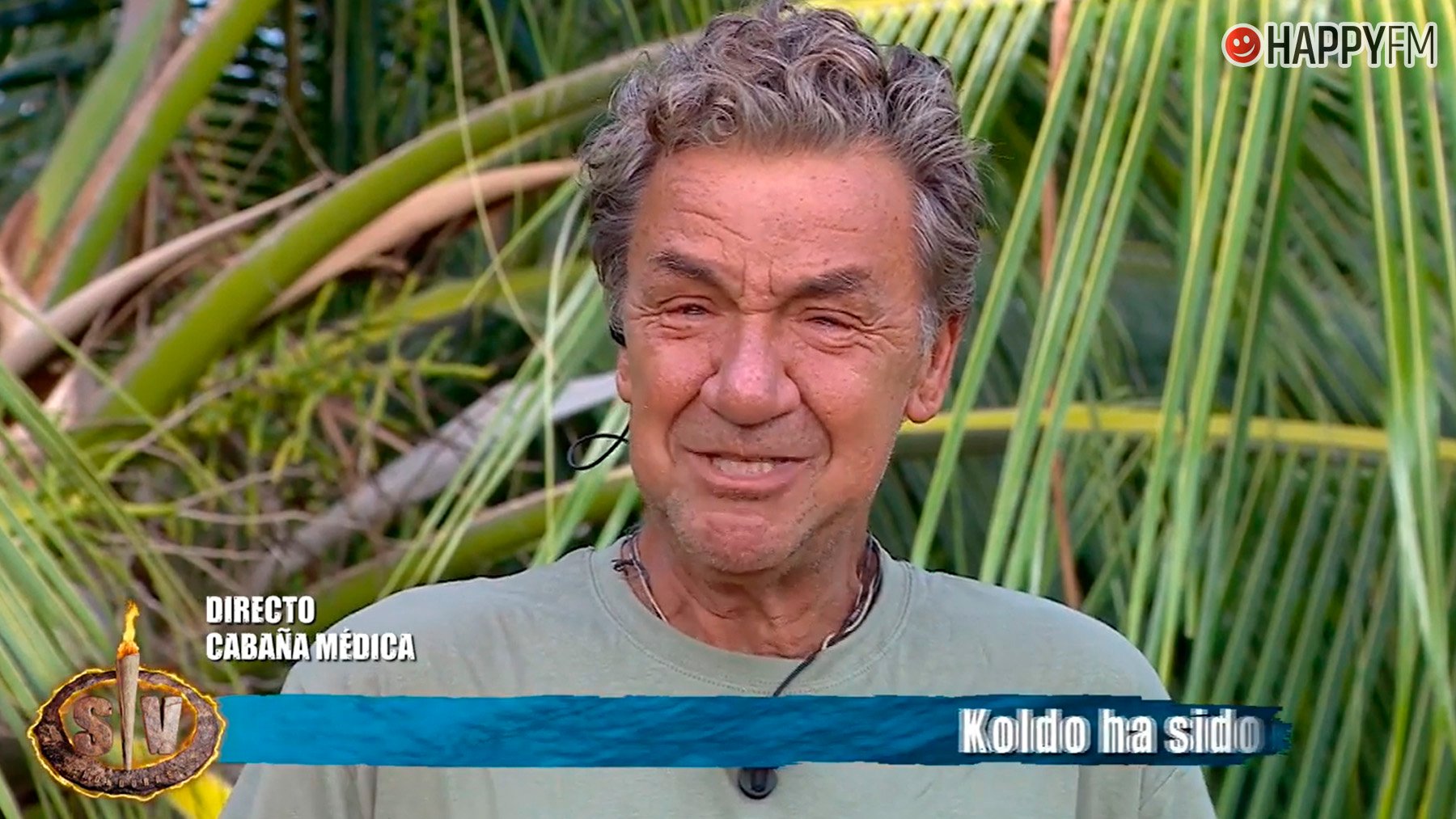 Koldo Royo, entre lágrimas en Supervivientes 2025. (Mediaset)