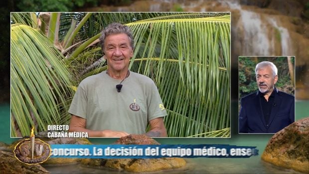 Koldo Royo y Carlos Sobera en Supervivientes 2025. (Mediaset)