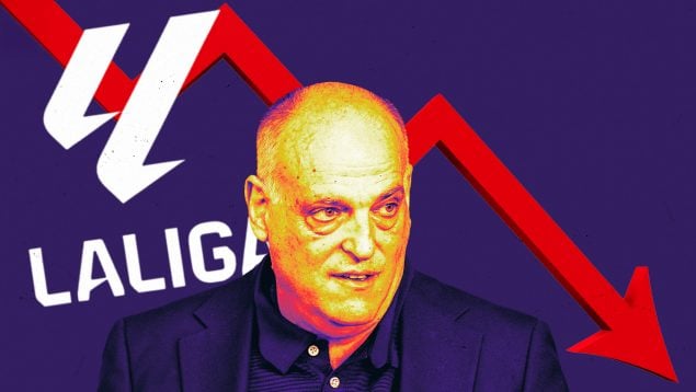 Javier Tebas, Liga, audiencias, partido abierto