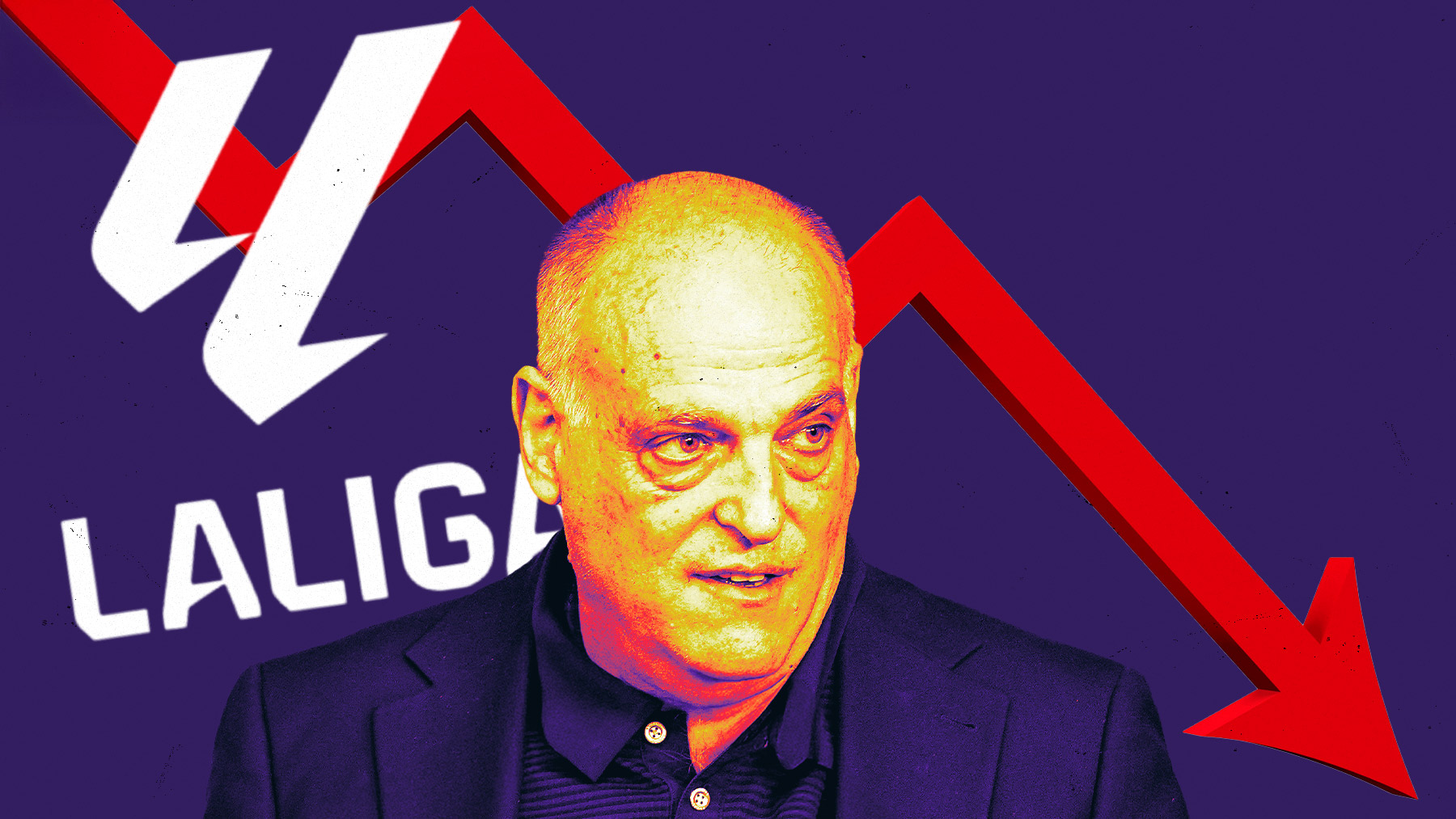 Nadie quiere a la Liga de Tebas: no consigue colocar el partido en abierto por sus bajas audiencias