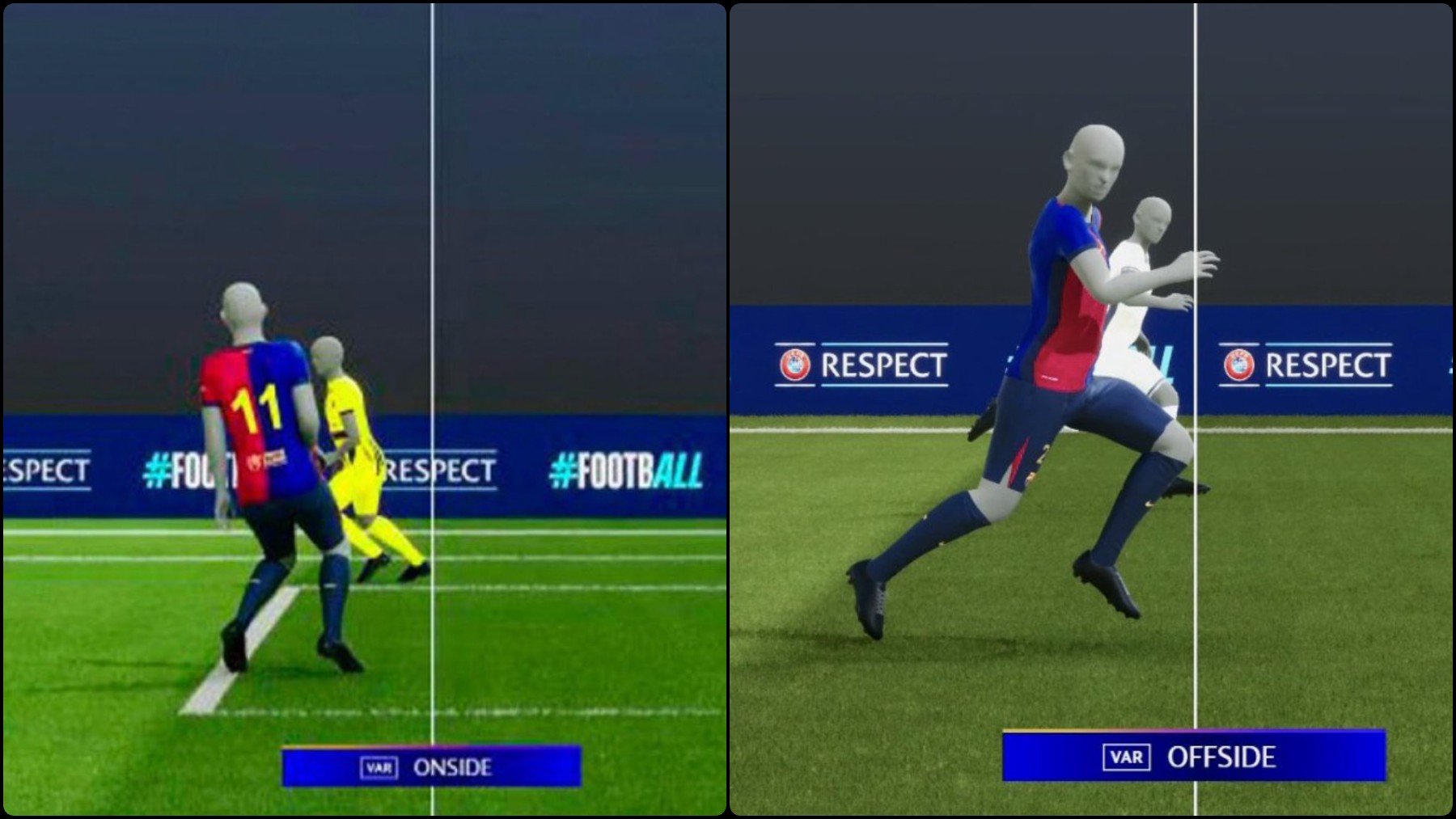 Al Barcelona siempre le sale cara con los ‘frames’ en los fueras de juego de la Champions