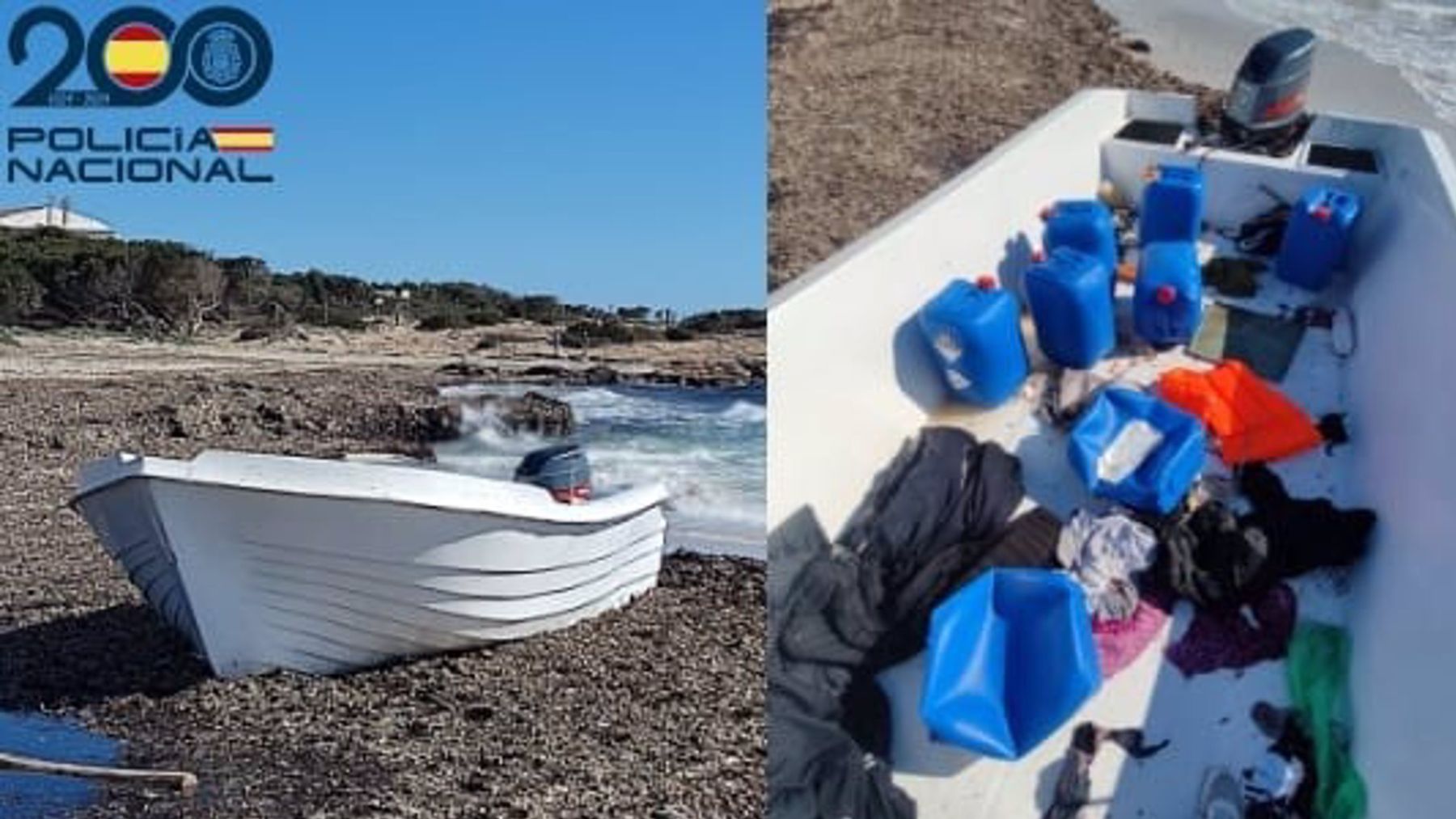 Detenidos dos sudaneses por traer a Mallorca una patera de seis metros con 22 inmigrantes ilegales