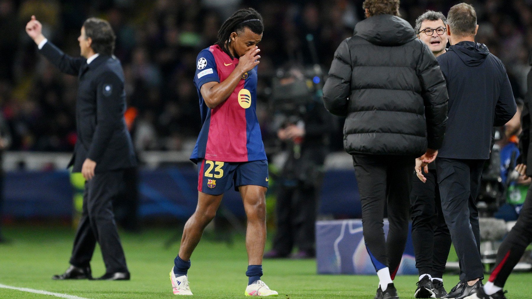 Koundé tiene una lesión en el bíceps femoral: se perderá la vuelta de Champions y el Clásico de Liga