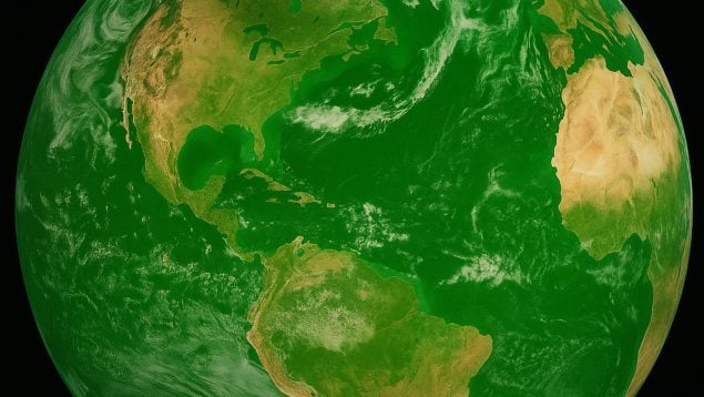Descubrimiento científico sobre el color de la Tierra, hallazgo científico, color de la Tierra, color del mar hace 4.000 millones de años.