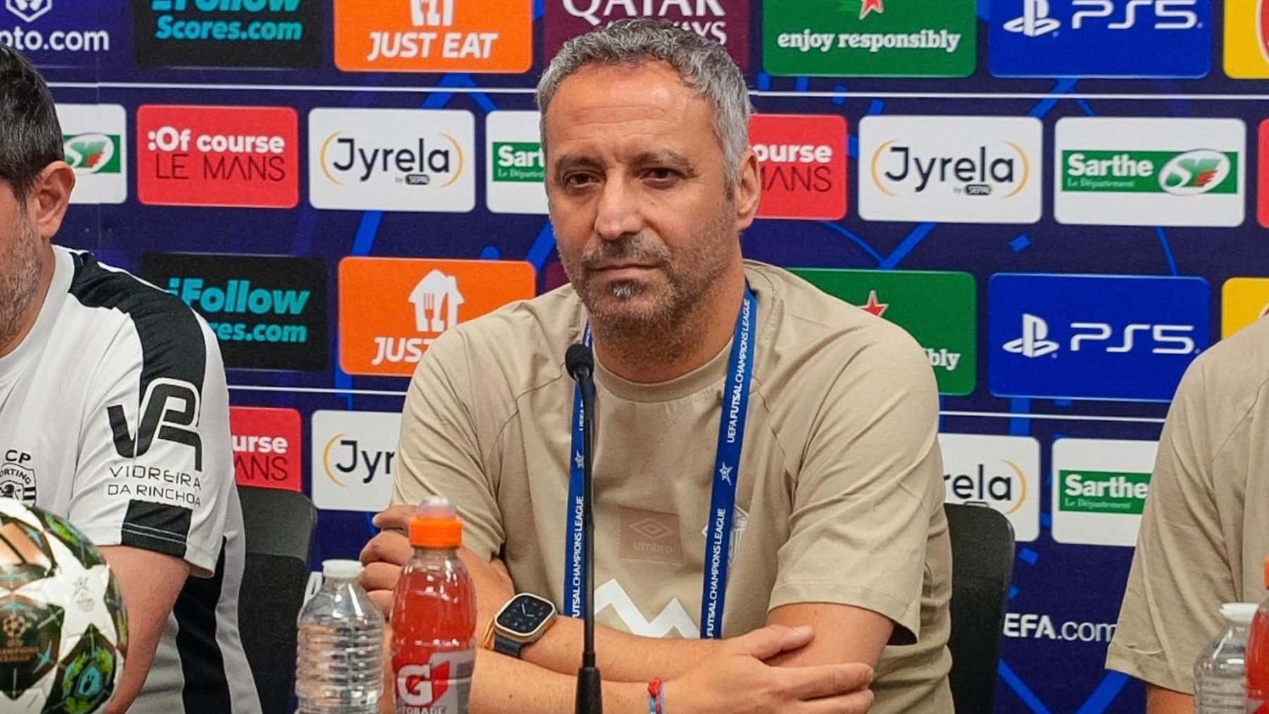 Vadillo, en la rueda de prensa oficial.
