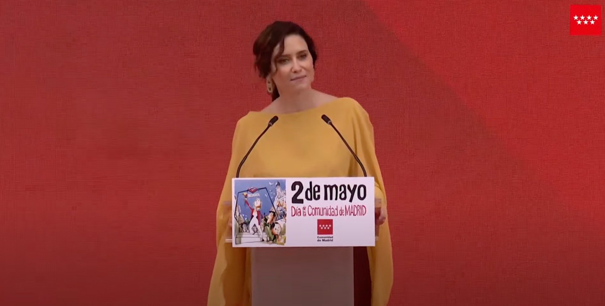 Recado de Ayuso a Sánchez en el Dos de Mayo: «Los españoles no somos crueles, egoístas ni cobardes»